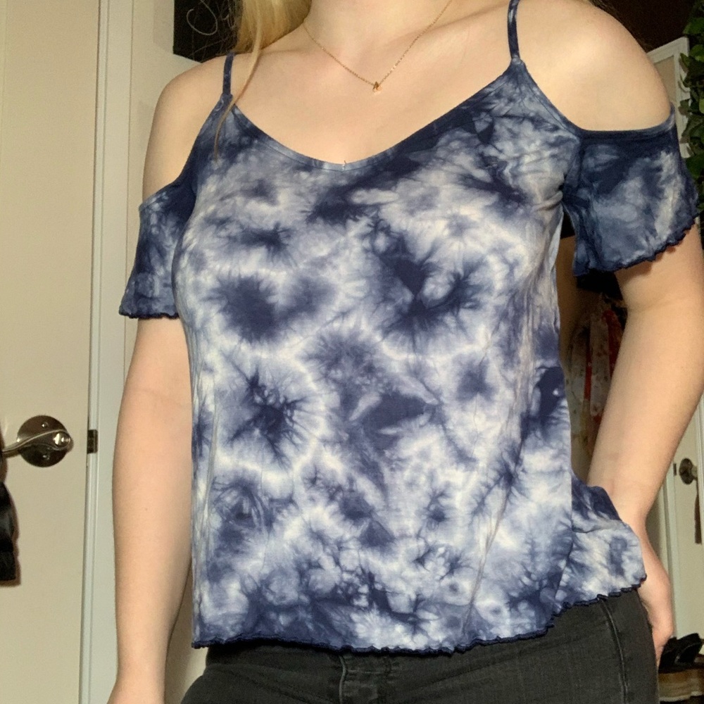 Blue American Eagle Soft and Sexy T-Shirt Tank Top